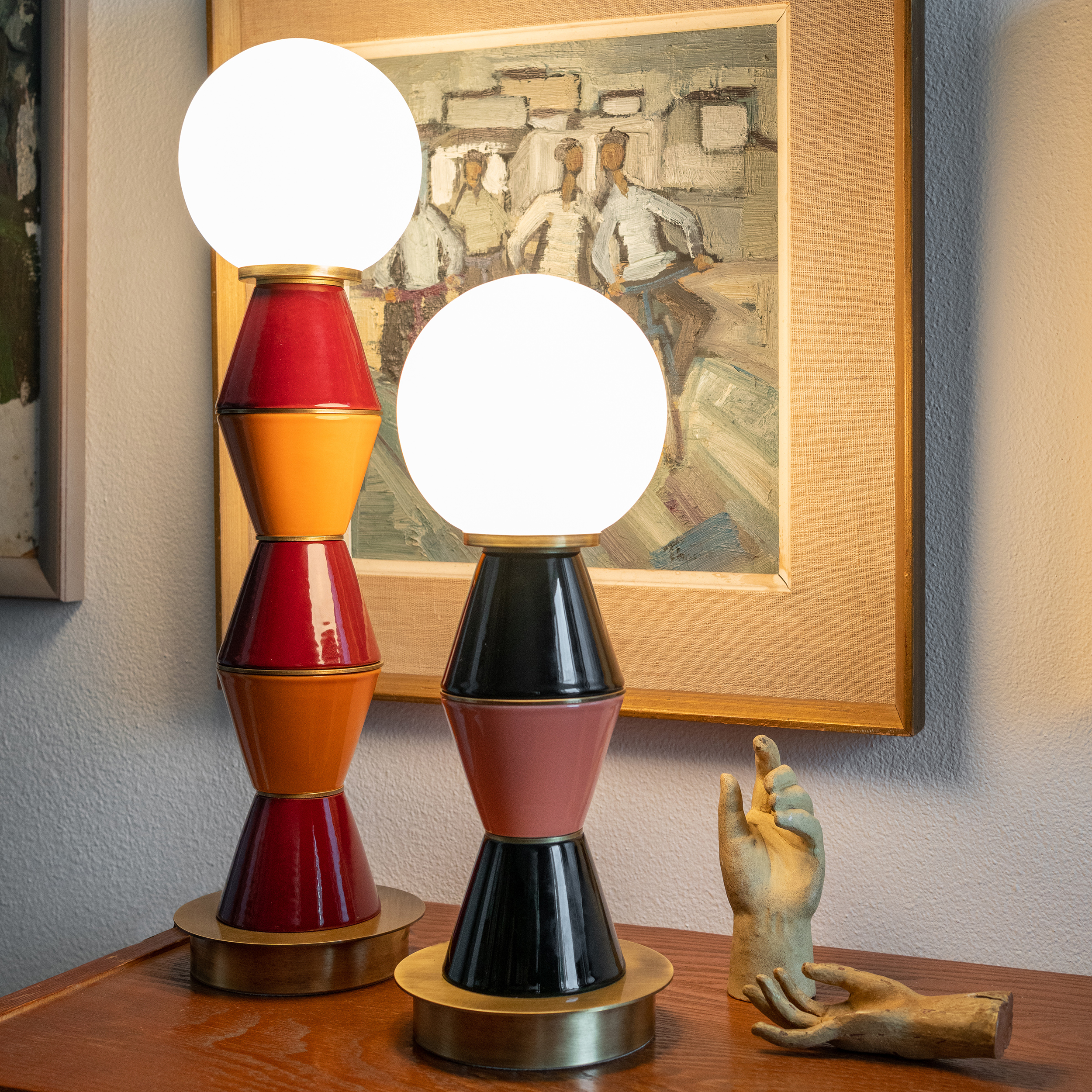 Palm - Small table lamp three elements